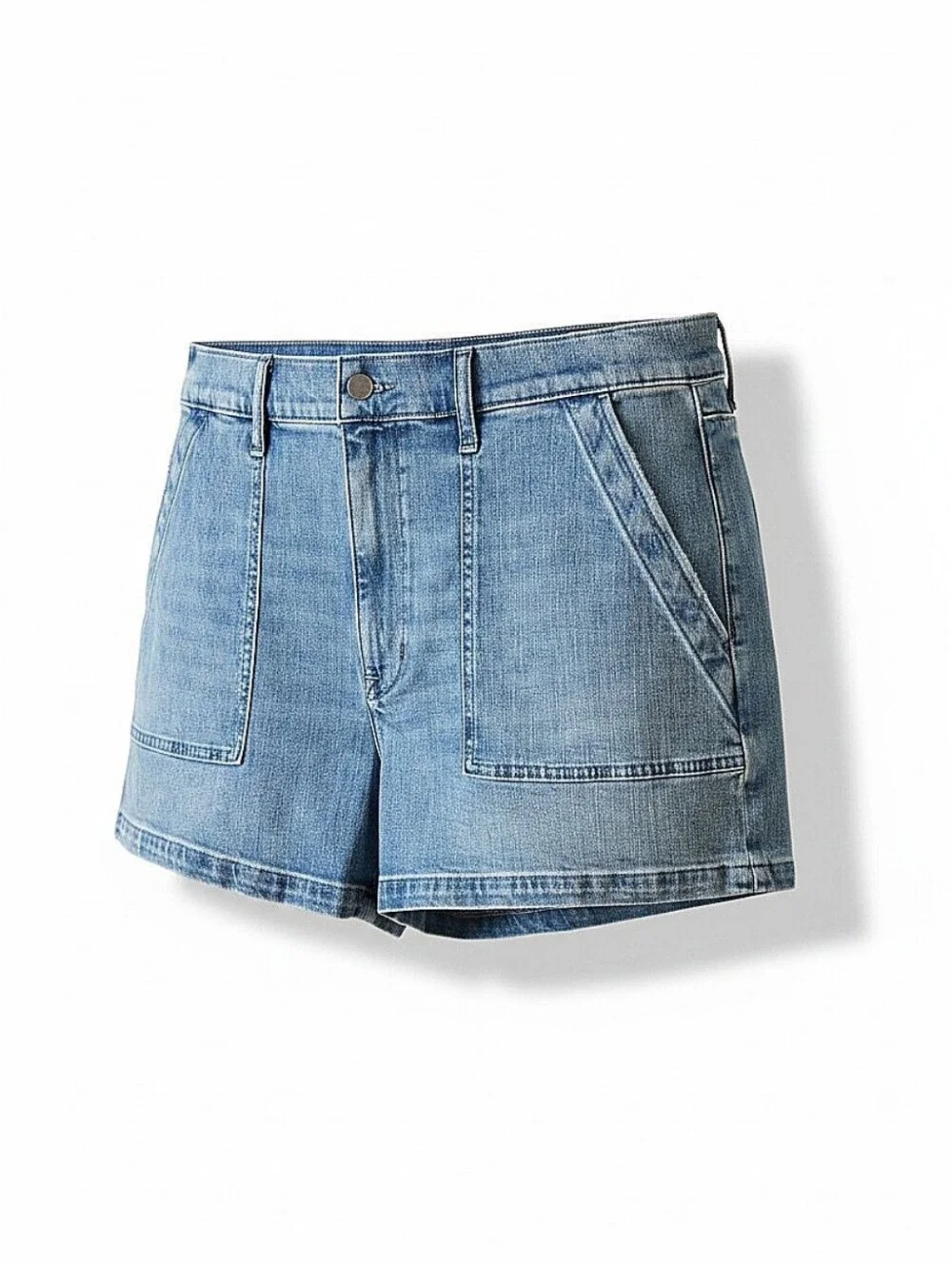 NWT! J Crew Light Blue Denim Women’s Shorts - Casual Patch Pocket Short